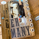 Elizabeth Craft Designs Clear Stamp Set - Bold Alphabet, CS410