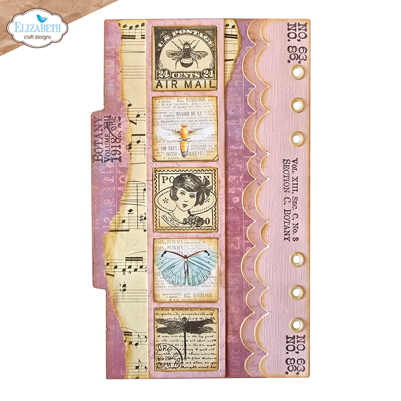 Coming Soon - Elizabeth Craft Designs Stamp Set - Postage Stamps 3, CS418