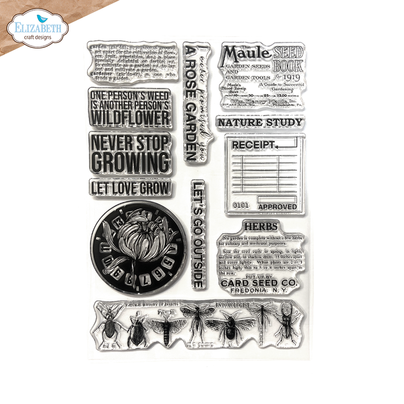 Coming Soon - Elizabeth Craft Designs Stamp Set - Wildflower, CS419