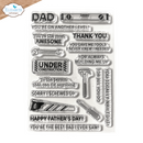 Elizabeth Craft Designs Stamp Set - Best Dad Sentiments, CS424