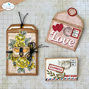 Elizabeth Craft Designs Stamp Set - Postcard Parts, CS429 by Annette Green