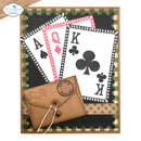 Elizabeth Craft Designs Stamp Set - Playing Card Collage, CS430 by Annette Green