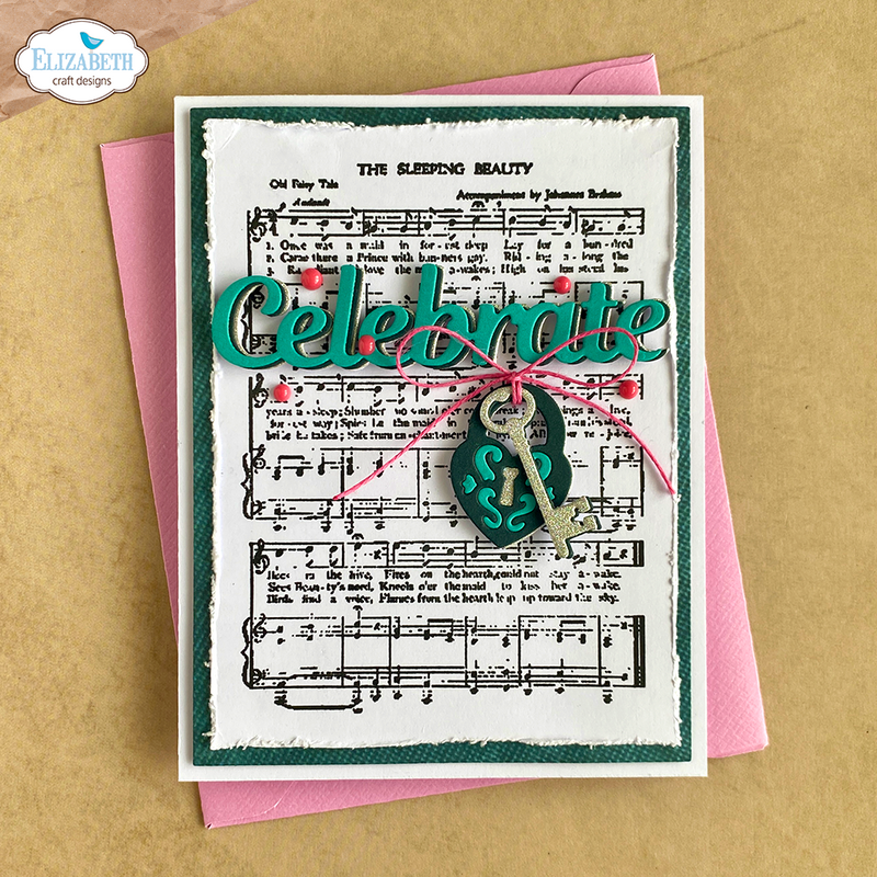 Elizabeth Craft Designs Stamp Set - Music & Ornate Frame, CS431 by Annette Green