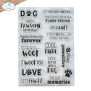 Elizabeth Craft Designs Stamp Set - Dog Days Sentiments, CS442