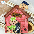 Elizabeth Craft Designs Stamp Set - Dog Days Sentiments, CS442