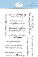 Elizabeth Craft Designs Stamp Set - Bloom Sentiments, CS450