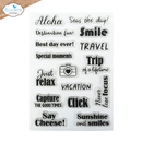 Elizabeth Craft Designs Stamp Set - Destination Fun Sentiments, CS451