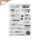 Elizabeth Craft Designs Stamp Set - Cat Sentiments, CS459