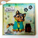 Elizabeth Craft Designs Stamp Set - Cat Sentiments, CS459