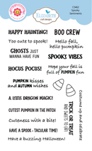 Elizabeth Craft Designs Stamp Set - Spooky Sentiments, CS462