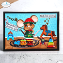 Elizabeth Craft Designs Stamp Set - Snuggle Season Sentiments, CS463