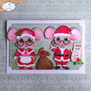 Elizabeth Craft Designs Stamp Set - Snuggle Season Sentiments, CS463
