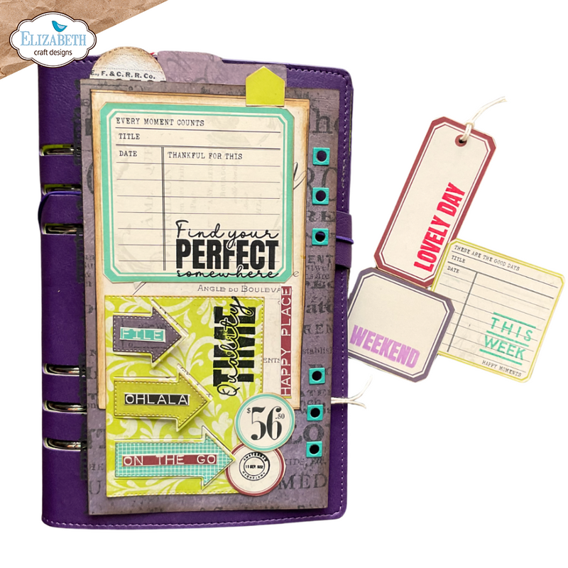 Elizabeth Craft Designs Clear Stamp Set - Travels 2, CS373