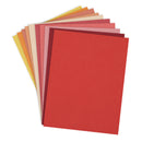 Spellbinders ColorWheel Cardstock 8.5 x 11 - Warm Assortment 20 Sheets, CSA-006