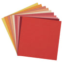 Spellbinders ColorWheel Cardstock 12x12 - Warm Assotrment, CSA-009