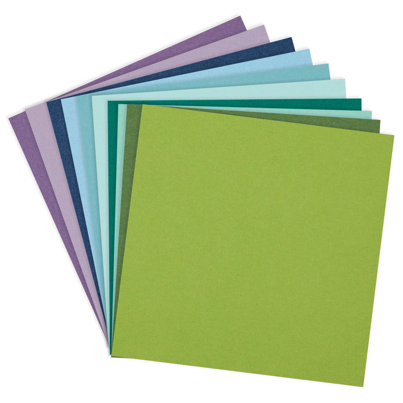 Spellbinders ColorWheel Cardstock 12x12 - Cool Assotrment, CSA-010