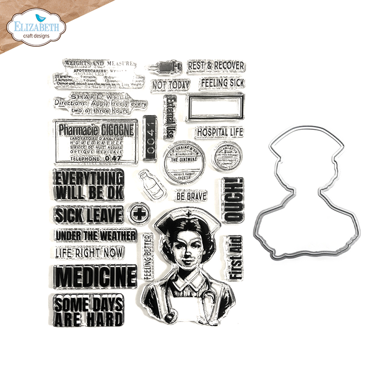 Elizabeth Craft Designs Stamp & Die Set -  Florence, CSD354