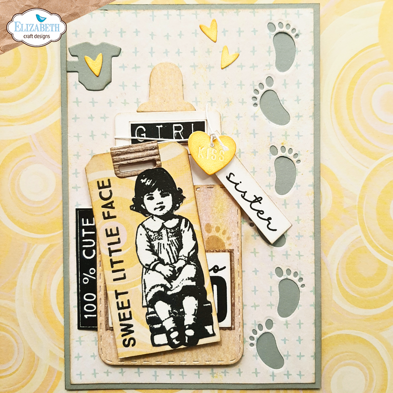 Elizabeth Craft Designs Stamp & Die Set -  Favorite Humans, CSD355