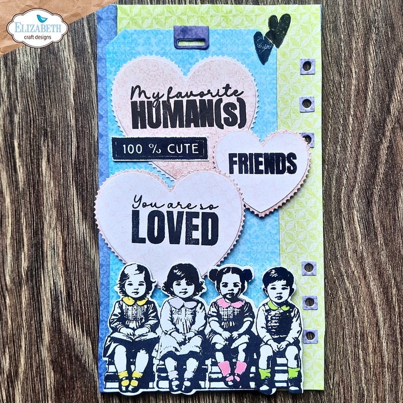 Elizabeth Craft Designs Stamp & Die Set -  Favorite Humans, CSD355