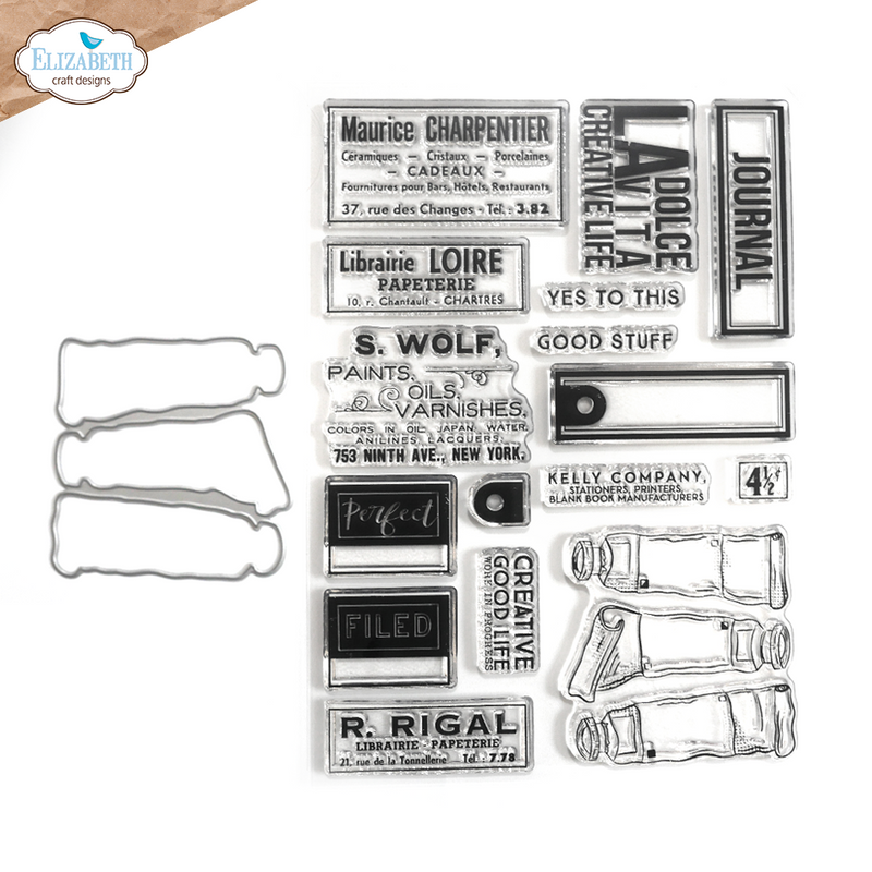 Elizabeth Craft Designs Stamp & Die Set -  The Craftstore, CSD375