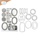 Elizabeth Craft Designs Stamp & Die Set - Small Doilies & Tabs, CSD384