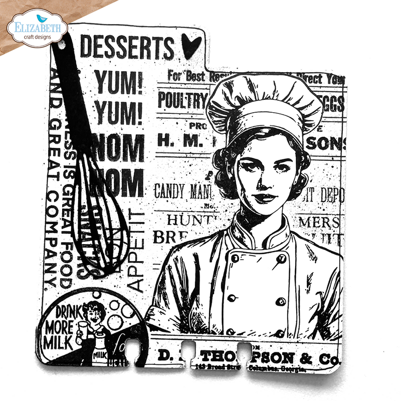 Elizabeth Craft Designs Stamp & Die Set - Let's Cook, CSD395