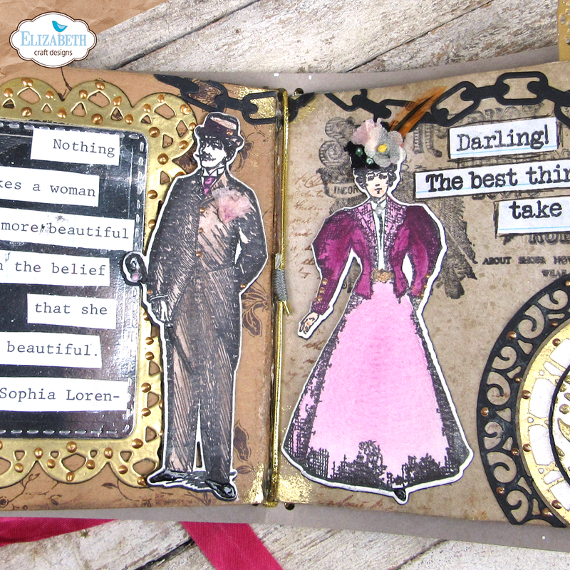 Elizabeth Craft Designs Stamp & Die Set - Mr. & Mrs., CSD400