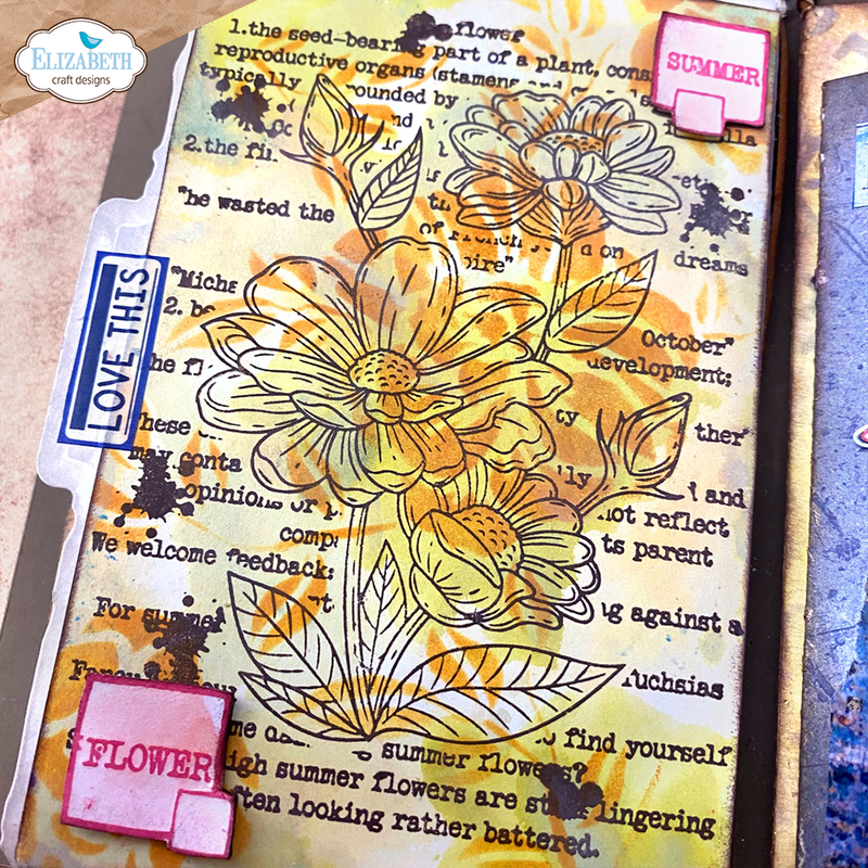 Elizabeth Craft Designs Stamp & Die Set - Summer Flower, CSD414