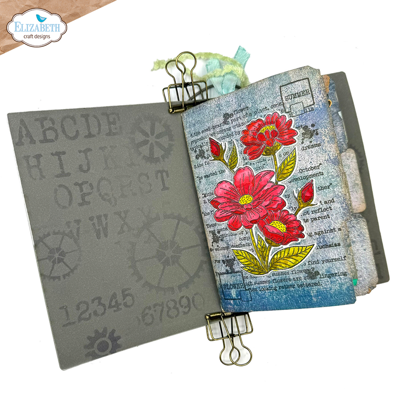 Elizabeth Craft Designs Stamp & Die Set - Summer Flower, CSD414