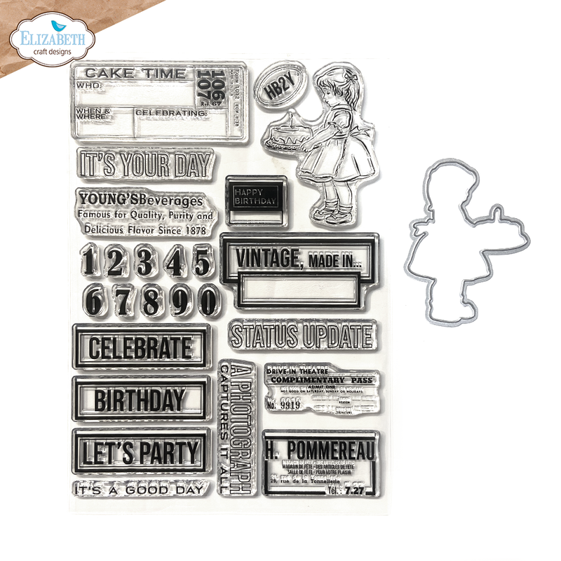 Coming Soon - Elizabeth Craft Designs Stamp & Die Set - Celebrations 2, CSD421
