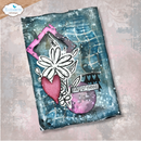Elizabeth Craft Designs Stamp & Die Set - Flower Scribbles, CSD441