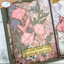 Elizabeth Craft Designs Stamp & Die Set - Flower Scribbles, CSD441