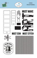 Elizabeth Craft Designs Stamp Set - Arts & Hobbies, CS452