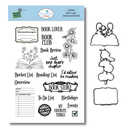 Elizabeth Craft Designs Stamp & Die Set - Book Lover, CSD453