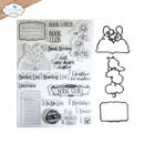 Elizabeth Craft Designs Stamp & Die Set - Book Lover, CSD453
