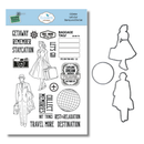 Elizabeth Craft Designs Stamp & Die Set - Let's Go!, CSD454