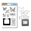 Elizabeth Craft Designs Stamp & Die Set - Where Wings Wonder, CSD456