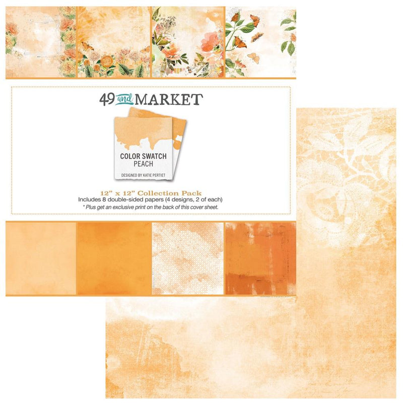 49 & Market Collection Pack 12x12 - Color Swatch: Peach, CSP24890