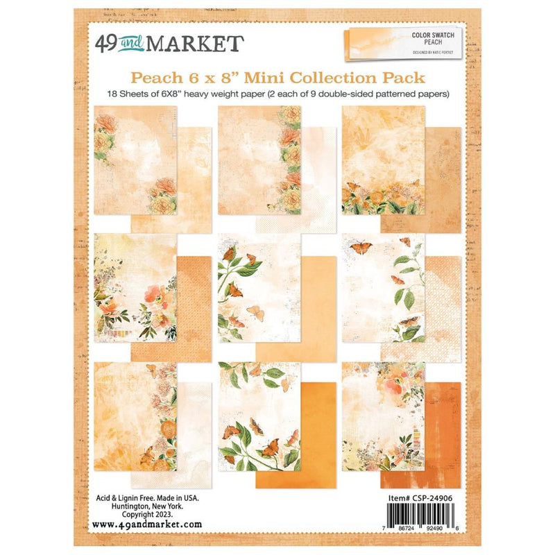 49 & Market Collection Pack 6x8 - Color Swatch: Peach, CSP24906