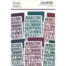 Simple Stories Alpha Sticker Book - ColorVIBE Darks, CVS13465