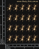 Dusty Attic Chipboard 3x4 - Ants, DA0677