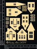 Dusty Attic Chipboard 4x6 - Main Street Small, DA0989