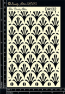 Dusty Attic Stencil 5x7 - Fan, DA1320