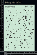 Dusty Attic Stencil 5x7 - Confetti