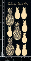 Dusty Attic Chipboard 3x6 - Pineapples, DA1922