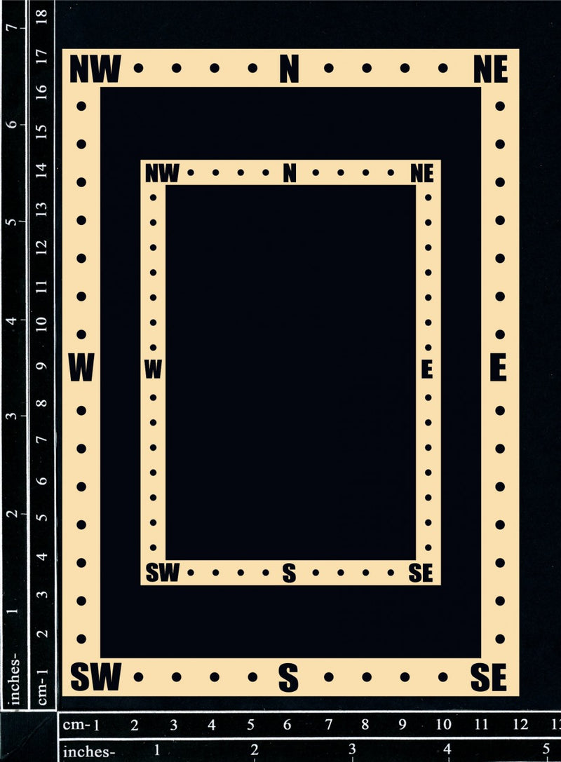 Dusty Attic Chipboard 5x7 Nautical Frampes, DA2147