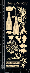 Dusty Attic Chipboard 3x8 - Creative Layers