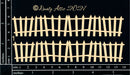 Dusty Attic Chipboard 3x6 - Small Crooked Fence
