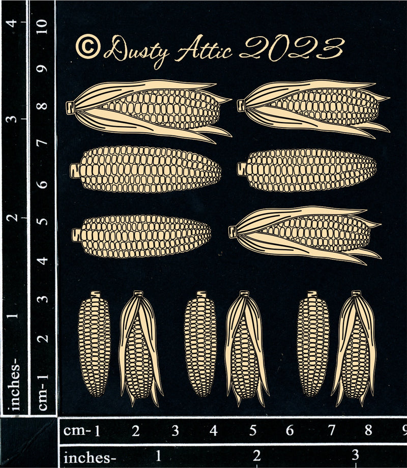 Dusty Attic Chipboard 3x4 - Corn, DA3392