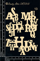 Dusty Attic Chipboard 4x6 - Broken Bits